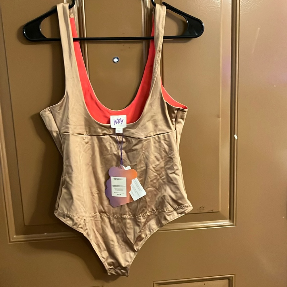 Never worn Yitty open bust bodysuit